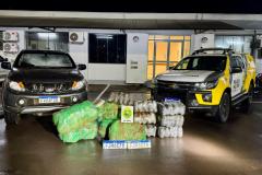 PMPR apreende 176 quilos de maconha e recupera veículo em Umuarama