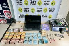 Durante Operação Sinergia III, PMPR apreende 50 mil reais em espécie em Londrina