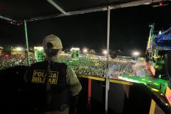 a Polícia Militar do Paraná (PMPR) desempenhou um papel fundamental para que o evento ocorresse de forma segura