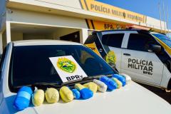 BPRv flagra drogas ocultas em veículo e causa prejuízo de R$ 47,5 mil ao tráfico