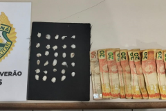 PMPR prende indivíduos por tráfico no Portelinha em Guaratuba