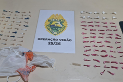 PMPR prende homem e apreende crack e cocaína durante patrulhamento em Pontal do Paraná