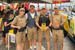 Segurança que aproxima: Exposições da SESP se despedem do litoral com festa, interação e muita informação