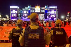 30 mil pessoas prestigiam show em Pontal do Paraná com a segurança da PMPR
