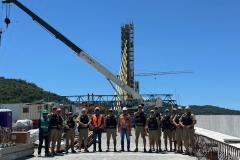 Visita ponte de Guaratuba