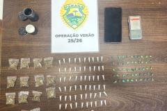 PMPR prende mulher por tráfico de drogas e apreende entorpecentes em Matinhos