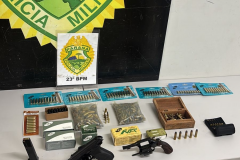 PMPR detém homem e apreende armas e mais de 600 munições após disparos em Curitiba