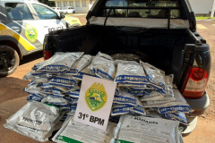 PMPR prende homem e apreende carga de agrotóxicos após perseguição em Jesuítas