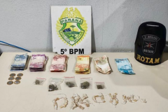 PMPR prende três pessoas por tráfico de drogas em Londrina