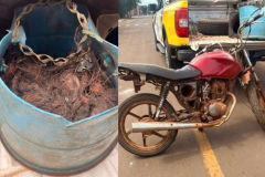 PMPR prende três homens por furto de fios e adulteração de veículo em Lerroville