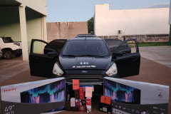 PMPR apreende medicamentos e produtos contrabandeados em Perobal