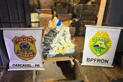 PMPR apreende 43 quilos de cocaína durante ação integrada em Cascavel