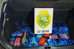 PMPR prende duas mulheres e apreende mais de 170 kg de maconha em Cascavel