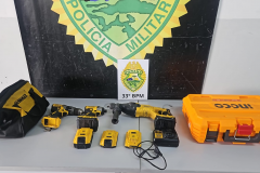 PMPR prende homem por furto qualificado e recupera ferramentas em Curitiba