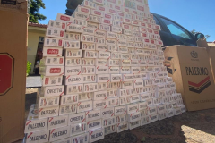 PMPR apreende cigarros contrabandeados e prende homem em Santa Cruz de Monte Castelo
