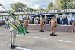 A Polícia Militar do Paraná (PMPR) realizou, na tarde desta quarta-feira (27), a solenidade de entrega de comando do 15º Batalhão de Polícia Militar (15º BPM)