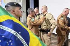 Durante a solenidade, foram entregues a Medalha “Guardião do Norte Pioneiro” e a Medalha Policial Militar