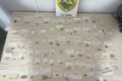 PMPR recupera joias avaliadas em R$ 763 mil e apreende adolescente por furto em Curitiba