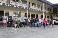 Adolescentes do Projeto Jovens Promissores do Tribunal de Justiça participam de atividades com a Polícia Militar