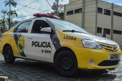PM prende autor de vários roubos no Litoral e vítimas reconhecem o homem na delegacia de Matinhos
