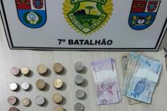PM conduz rapaz por tentativa de furto qualificado em Tapejara (PR); objetos e dinheiro são recuperados