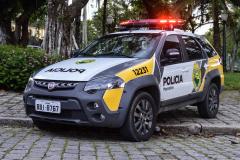 Homem suspeito de esfaquear companheira é preso pela PM em Pontal do Paraná 