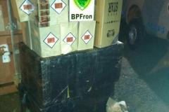 BPFron localiza mercadorias contrabandeadas na cidade de Mercedes-PR