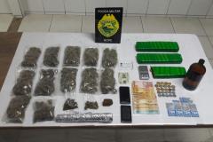 Em um dia, BOPE apreende drogas, colete balístico, munições de uso restrito e uma arma de fogo na Capital e RMC