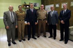 Comandante-Geral da Polícia Militar recebe a visita do Procurador-Geral de Justiça

