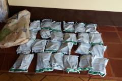 Equipe da PM apreende saco de veneno de 25 quilos em Guaíra

