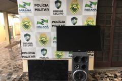 PM recupera objetos furtados e encaminha quatro pessoas no Noroeste do estado 