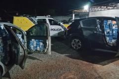 No Oeste do Paraná, Polícia Militar apreende droga, dinheiro, arma de fogo e cigarros contrabandeados