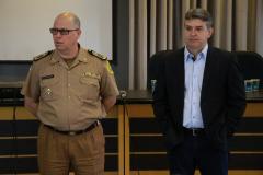 Curitiba, 23 de Fevereiro de 2018. 23-02-2018 SESP visita Comandante-Geral.