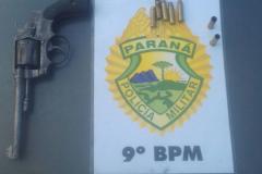 Polícia Militar recupera veículo, apreende arma de fogo e munições no Litoral do estado