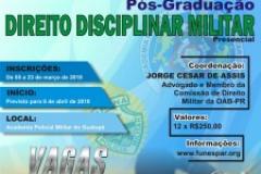 APMG abre as inscrições para o primeiro curso de Pós-Graduação em Direito Disciplinar Militar

