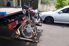Jovem é encaminhado e moto recuperada por militares estaduais em Cianorte
