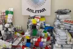 PM apreende anabolizantes e medicamentos contrabandeados em Toledo (PR), no Oeste do estado

