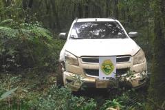 Caminhonete roubada é recuperada pela PM em Manguerinha (PR), no Sudoeste do estado
