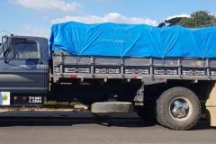 Polícia Militar recupera caminhão carregado com oito toneladas de soja e apreende revólver em Prudentópolis (PR)