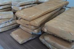 Em Toledo, abordagem da PM resulta na apreensão de quase 35 quilos de maconha