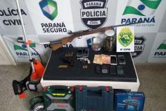 Em Imbituva (PR), PM e PC cumprem Mandados de Busca e Apreensão; três são presos