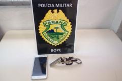 Espingardas e revólver são apreendidos pelo BOPE em Curitiba e Rio Branco do Sul, na RMC