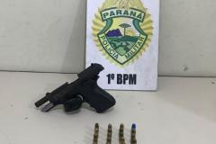 Em ações distintas em Ponta Grossa, Polícia Militar prende três homens acusados de portar irregularmente armas de fogo, um deles é suspeito de envolvimento em roubo