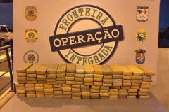 Durante Operação Fronteira Integrada, BPFron apreende 173 quilos de maconha no Oeste do estado