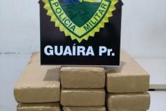 Suspeitos fogem de abordagem da PM e dispensam quase 20 quilos de maconha no Oeste do estado