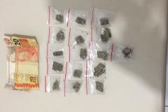 PM prende homem que portava 26 buchas de maconha no Norte do estado