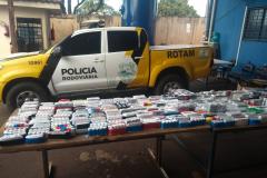 Cerca de R$ 1,2 milhão em produtos contrabandeados são apreendidos no Norte do Paraná