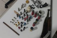 Armas de fogo são apreendidas pela Polícia Militar no Centro-Sul do Estado
