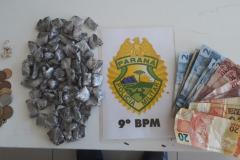 Polícia Militar apreende veículo irregular e drogas no Litoral do Estado