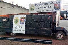 Nove mil cigarros contrabandeados são apreendidos pelo BPFron na cidade de Entre Rios do Oeste (PR)